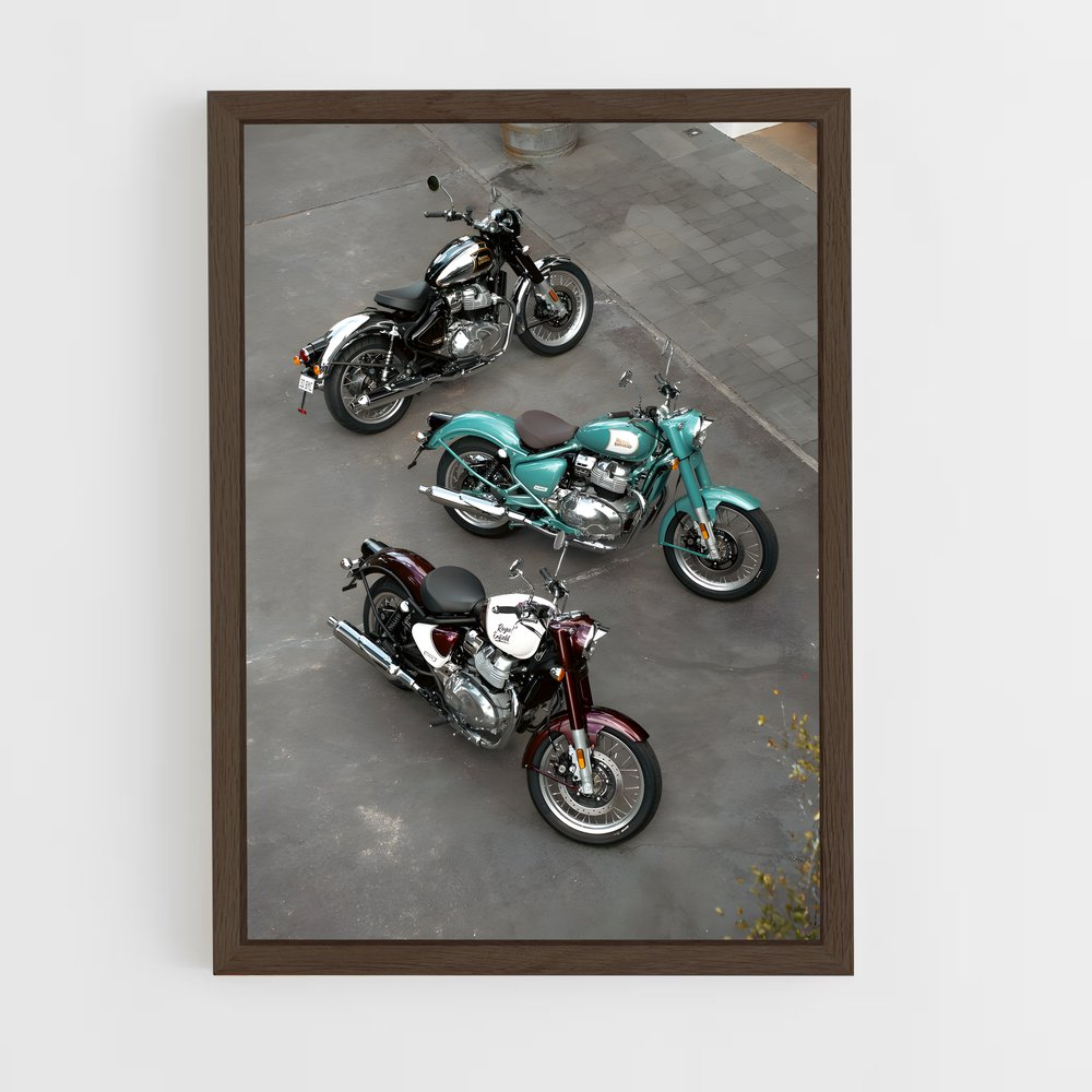 Poster Trois Roues d'Aventure – affiche Royal Enfield (vue 5)